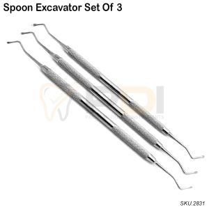 Spoon Excavator Set of 3