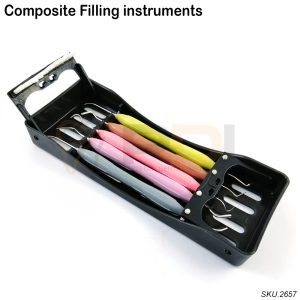 Composite Filling Instruments Set of 5 – Black