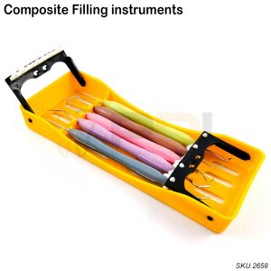 Composite Filling Instruments Set of 5 – Yellow