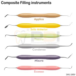Composite Filling Instruments Set of 6