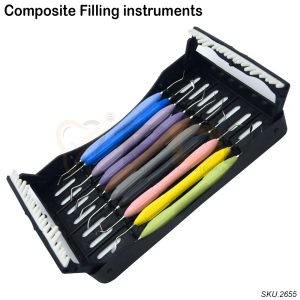 Composite Filling Instruments Set of 10 – Black
