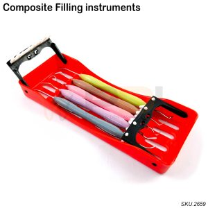 Composite Filling Instruments Set of 5 – Orange